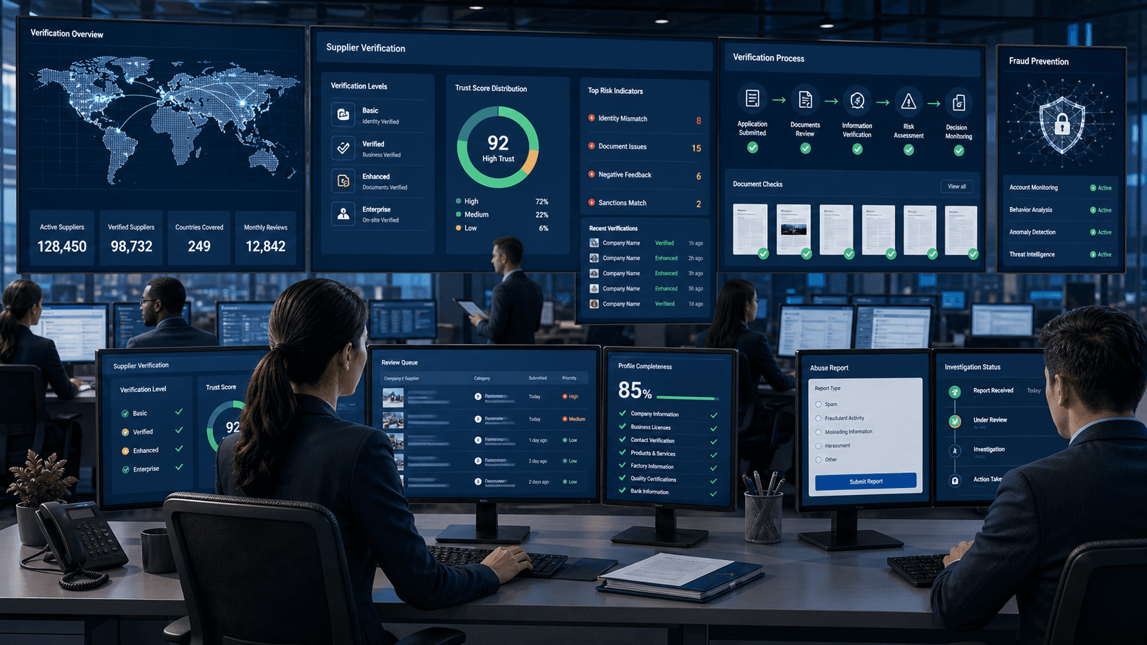 ArankHub Trust Center visual